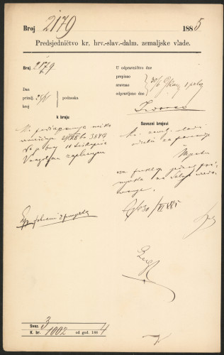 Cenzura časopisa Vragoljan 1885/10 (spis)