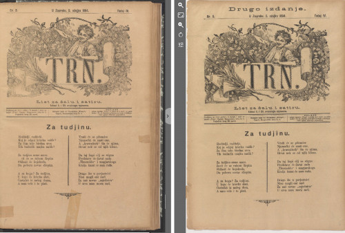 Trn (Zagreb). Tečaj 4, br. 5(5. ožujka 1894)