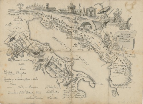 Regnum Illyricum cum Illyrico a Romanis addito. 
