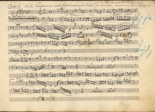 Sammlung veschidenen Concert Stücken : für eine Oboa mit Begleitung des Pianoforte / componiert von Kapell. Joh. Zajitz.
