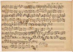 Twei Trauer Märsche  : für das Piano Forte / componirt von Ferdinand Wiesner