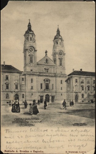 Crkva i samostan reda Družbe Isusove u Zagreb   : Janko Holjac, ovl. civ. arhitekt.