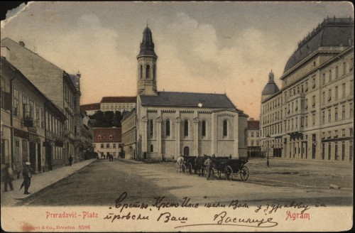 Preradović - Platz : Agram.
