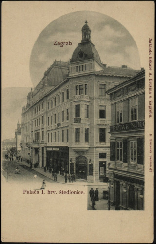 Zagreb : Palača I. hrv. štedionice.