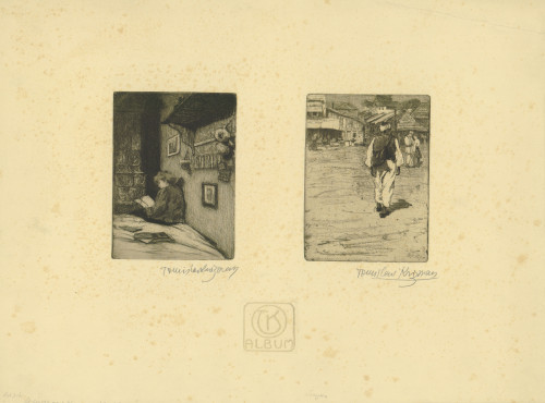 [Im Atelier] : [Auf der Strasse in Jajce] / Tomislav Krizman