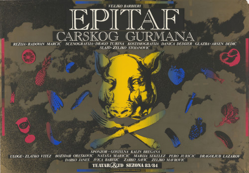 Veljko Barbieri: Epitaf carskog gurmana / design N[enad] Dogan