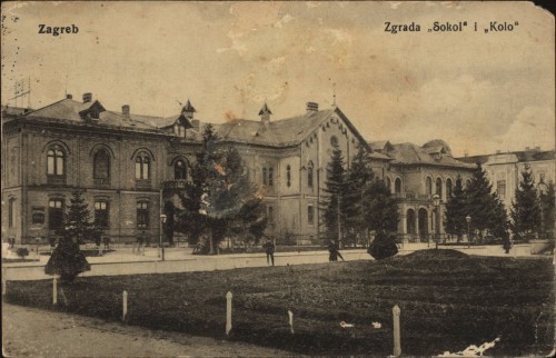 Zagreb   : Zgrada ''Sokol'' i ''Kolo''.