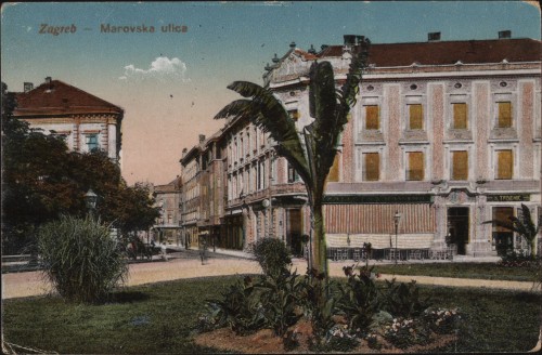Zagreb : Marovska ulica.