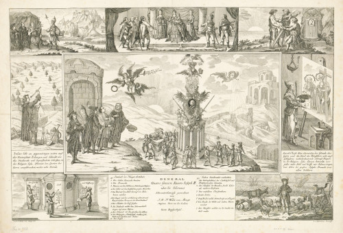 Denkmal Unsers Grosen Kaisers Ioseph II. / I. C. [Johann Christian] Berndt ; [prema crtežu J. A. F. Weitz von Mengea].