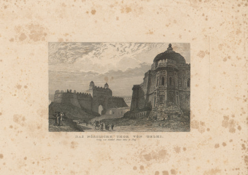 Das nördliche Thor von Delhi / L. [Leopold] Zechmayer.