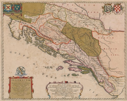 Illyricum Hodiernum, quod scriptores communiter Sclavoniam... / Ioannes Blaeu ; [Ivan Lučić].