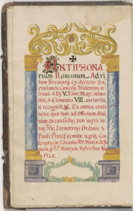 Antiphonarium Romanum ad ritum Breviarii ex decreto Sacrosancti Concilii Tridentini restituti ... ea omnia continens, quae tum ad Officium divinum decantandum, tum iuxta tonum fratrum eremitarum Ordinis s. Pauli Eremitae requiritur. 