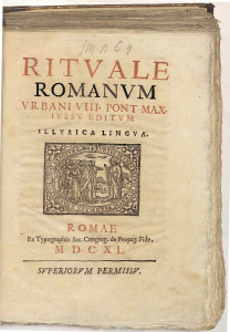 Ritual rimski / istomaccen slovinski po Bartolomeu Kassichiu popu bogoslovcu od Druxbae Yesusovae Penitençiru Apostolskomu