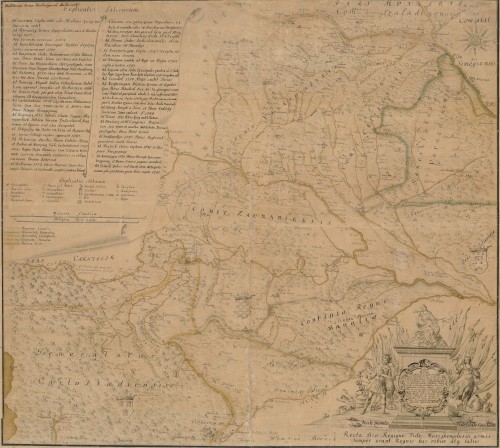 Mappa R. Dalmat. Croatiae et Sclav. cum Banaliborum confiniis et Generalat etiam Varasdinensis et Carlostadien /
