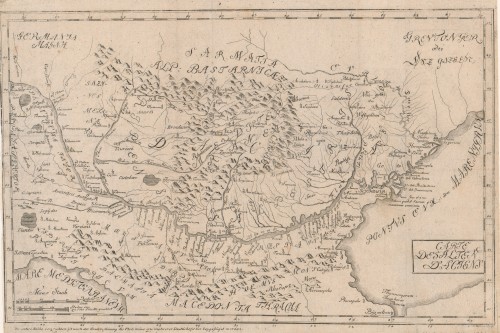 Carte des alten Daciens   / [Franz Josef Sulzer].