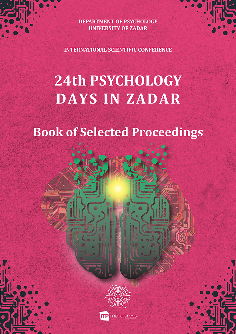 24th Psychology days in Zadar : book of selected proceedings / edited by Ivana Macuka.