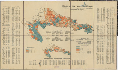 Pravoslavni Srbi u Hrvatskoj i Slavoniji po političkim opštinama i izbornim srezovima za zemaljski sabor : administrativna podela kakva je bila početkom 1905. / sastavio Vasa Ruvarac