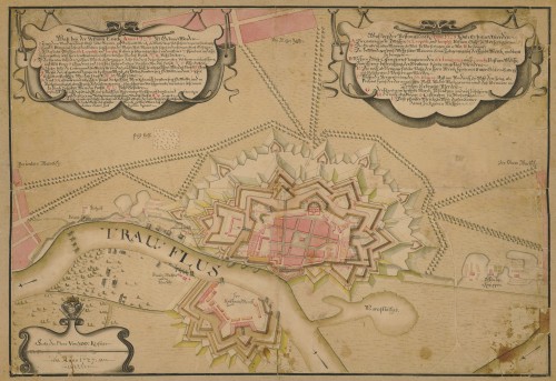 Wass bey der Festung Esseck anno 1727 ist gebauet worden... Wass bey der Festung Essek anno 1728 könte erbauet werden.