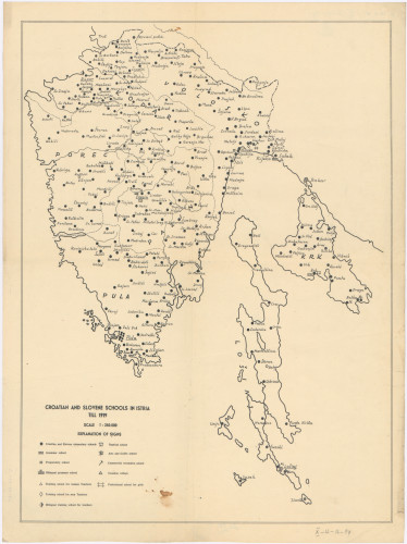 Croatian and Slovene schools in Istria : till 1919.