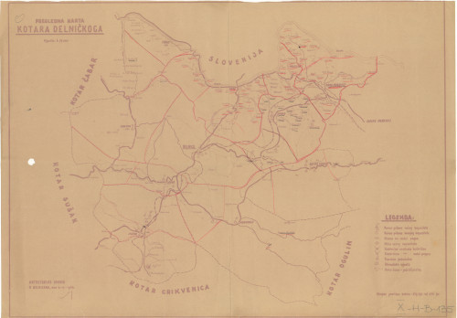 Pregledna karta Kotara delničkoga.