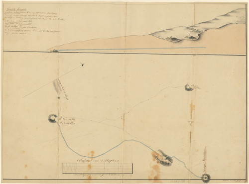 [Vojna utvrđenja   : topografske skice St. Cornely, Erbstolln, Ritter Stolln, Oberer Stolln]  / copiam fecit I. N. Fierer.
