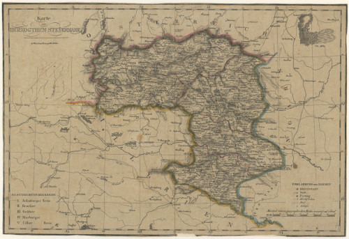 Karte von Herzogthum Steyermark. 