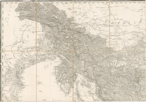 [Carte des Provinces Illyriennes   : comprenant La Bosnie e Herzegovine le Monténéro et quelques pays adjacens  / redigée par Gaetan Palma].