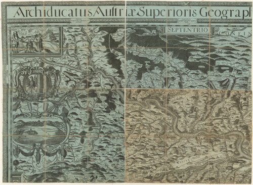 Archiducatus Austriae Superioris Geographica Descriptio  / delineavit Georgius Visscher Tyrolensis ; fecit Melchior Küsell Aug. vind. 1669
